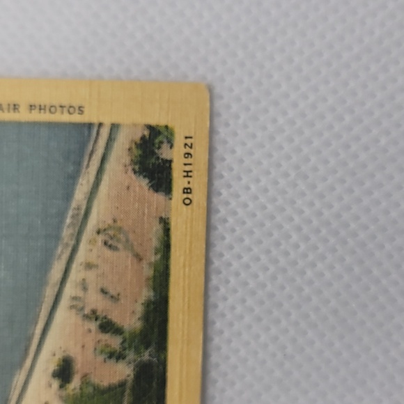 Air View of the Monterey Peninsula Vintage Curt Teich & Co. Postcard - Picture 5 of 6